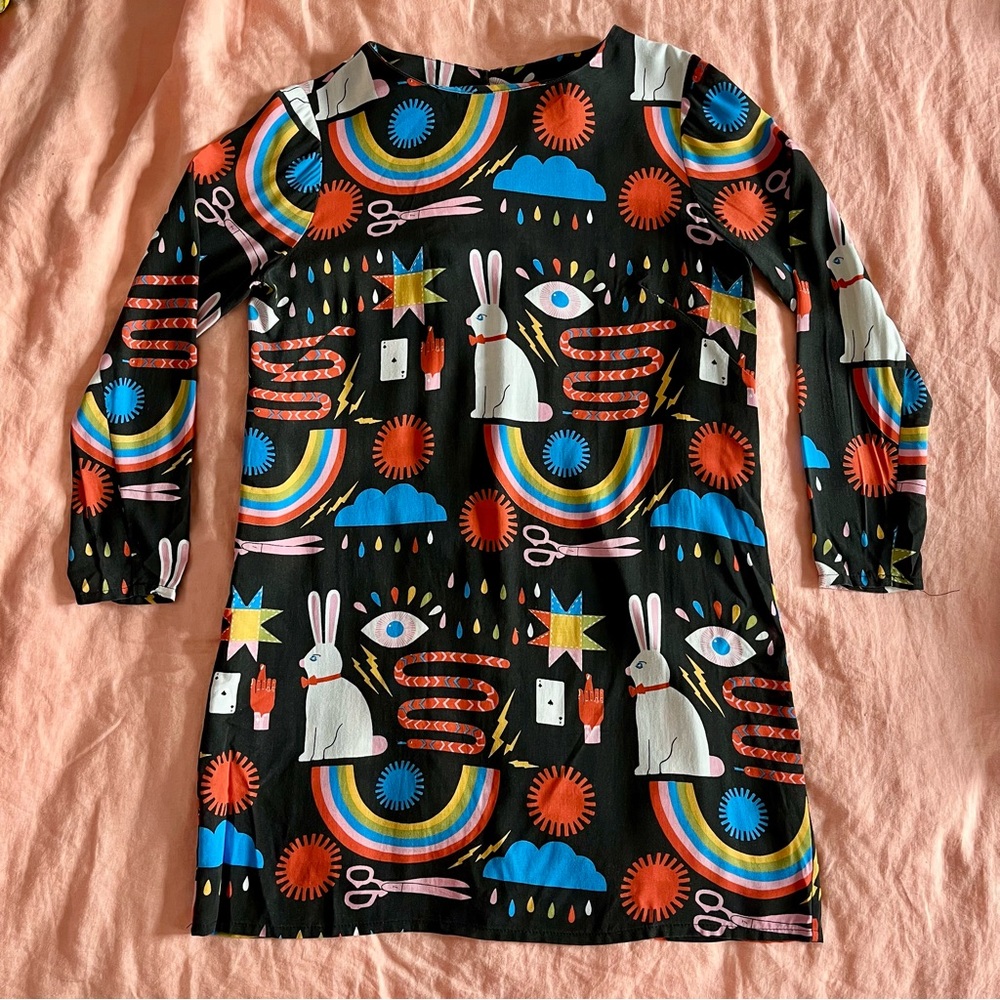Nooworks Magic Mod Shift Lisa Congdon M 100% Rayon EUC